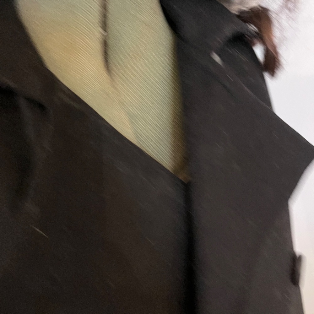 Gap Black Wool Pea Coat Size Small - Picture 7 of 13